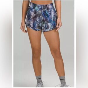 Lululemon Women's Track 5” Shorts In Chromasphere Multi Pattern